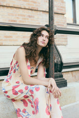 Vestido Resortado pomodoro