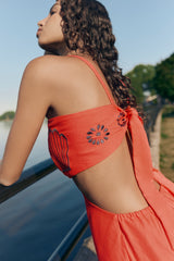 Vestido MARIA CONCHITA – Salmón