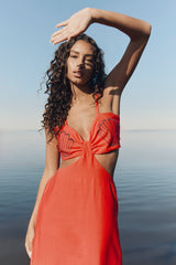 Vestido MARIA CONCHITA – Salmón