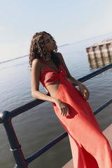 Vestido MARIA CONCHITA – Salmón