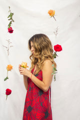 Vestido Talla única rosas