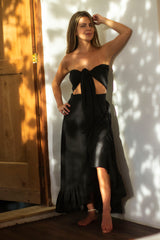 Pareo / Falda boleros negro