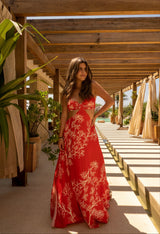 Coral in red con vuelo