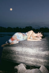 Vestido Largo Strapless Lunar