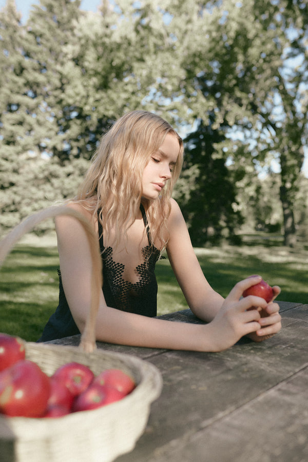Vestido Negro Encaje