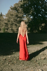 Vestido Salmon Encaje