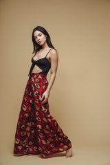 Pantalon Leopardo Rojo