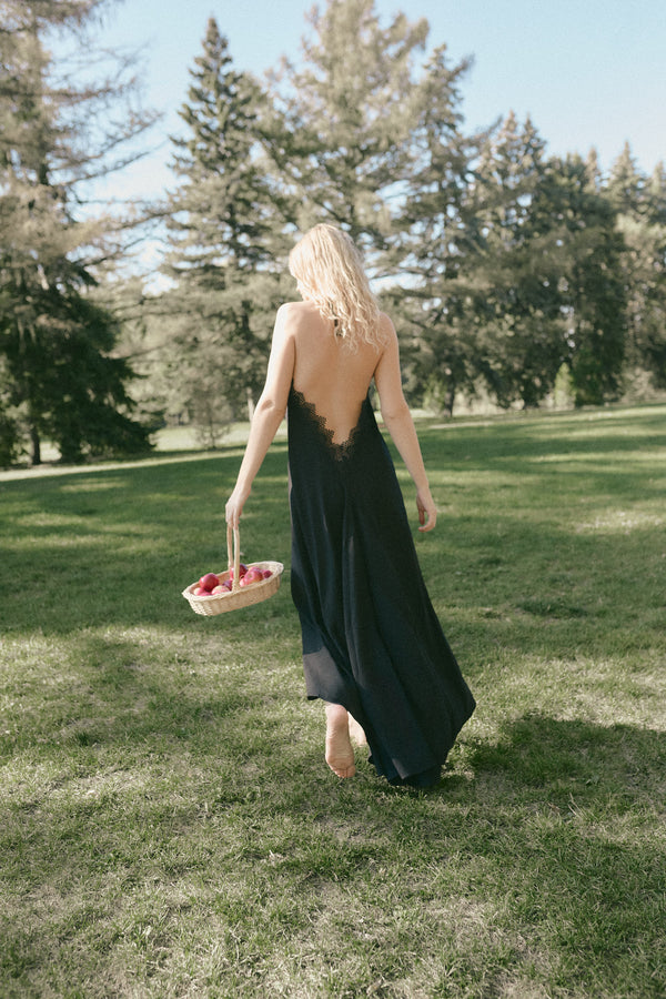 Vestido Negro Encaje