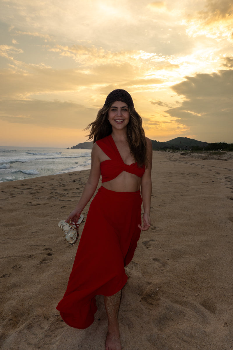 Top rojo