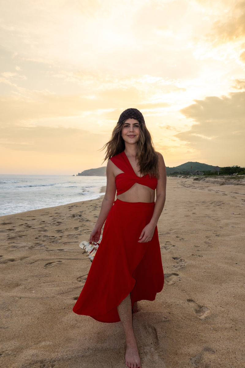 Top rojo