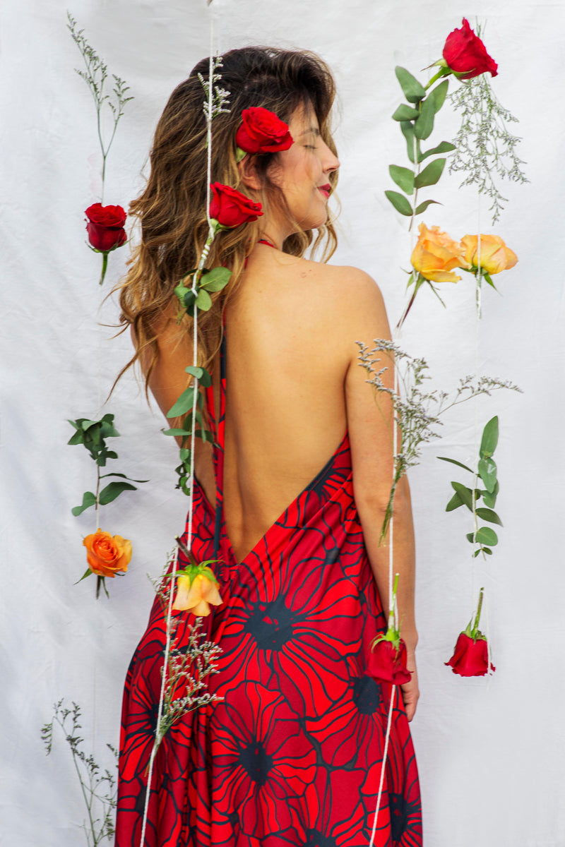 Vestido Talla única rosas