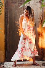Vestido coral