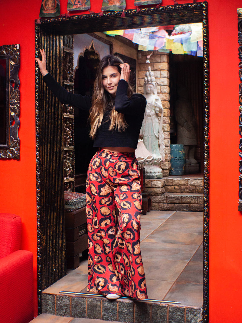 Pantalon leopardo