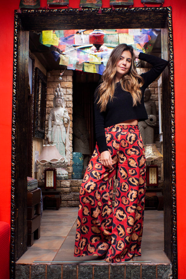 Pantalon leopardo