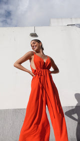 Jumpsuit terracota