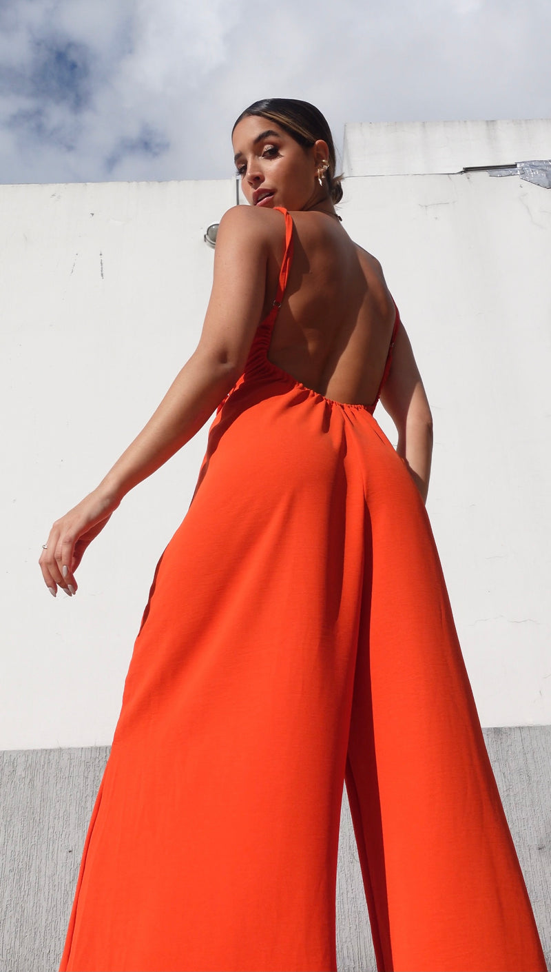 Jumpsuit terracota
