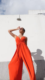 Jumpsuit terracota