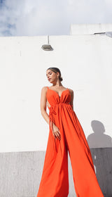 Jumpsuit terracota