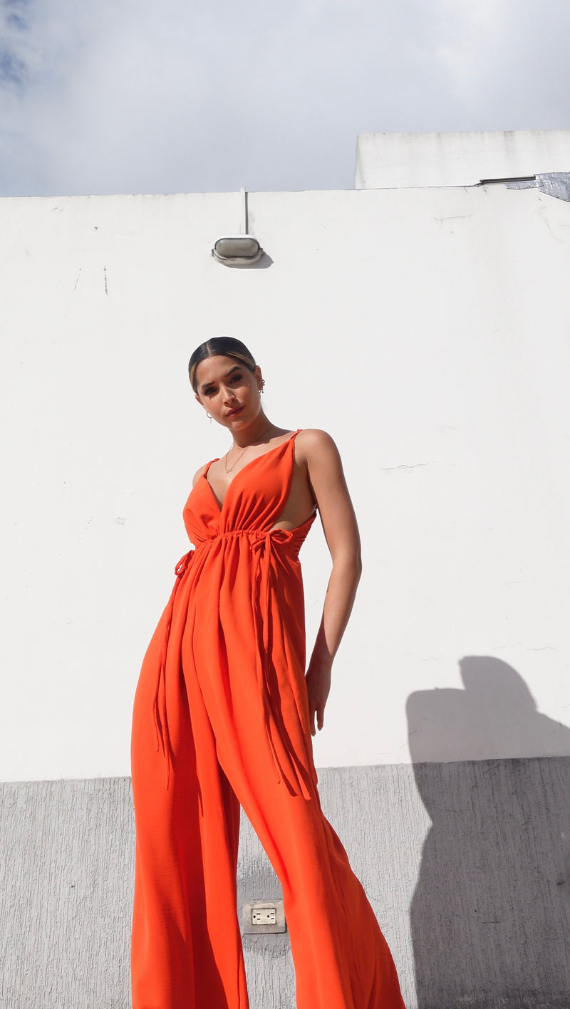 Jumpsuit terracota